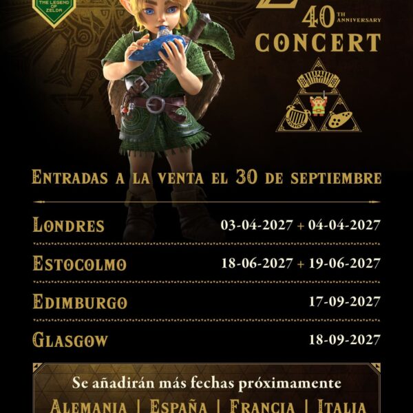 Prepara la batuta: Los conciertos del 40 aniversario de Zelda arrancan en Europa y España&hellip;